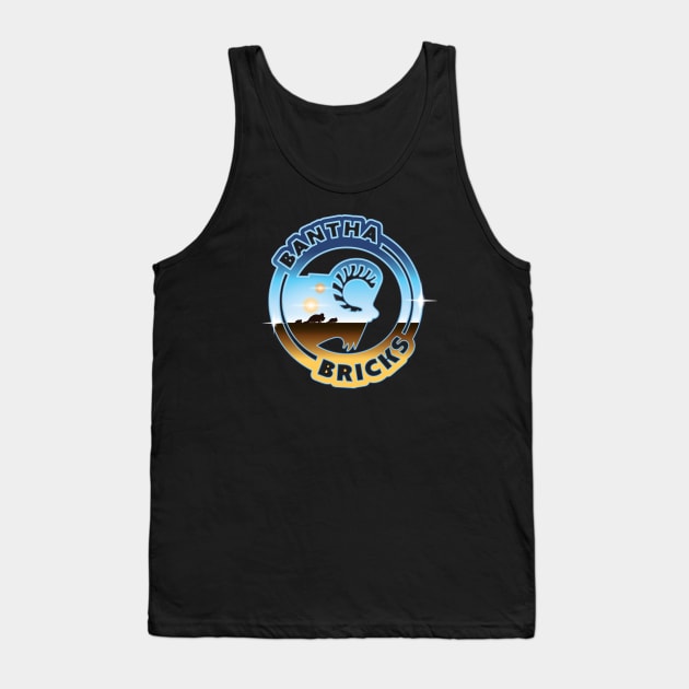 Bantha Bricks Twin Suns Tank Top by banthabricks